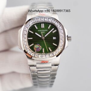 PATEK PHILIPPE  5711/1A Cal.324  40mm diamond bezel luxury watch