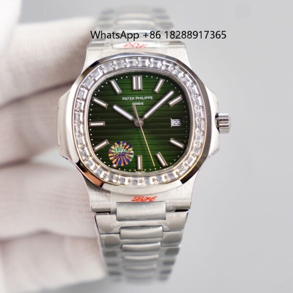 PATEK PHILIPPE  5711/1A Cal.324  40mm diamond bezel luxury watch