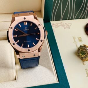 Hublot 42mm luxury watch Citizen movt (blue)