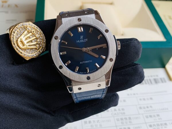 Hublot 42mm luxury watch Citizen movt (blue) - Image 3