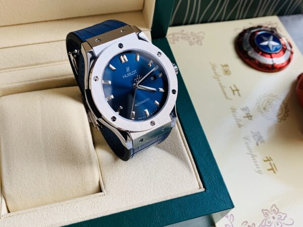 Hublot 42mm luxury watch Citizen movt (blue) - Image 2