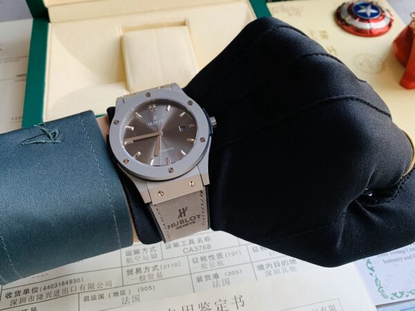 Hublot 42mm luxury watch Citizen movt (green) - Image 4
