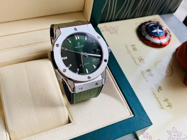 Hublot 42mm luxury watch Citizen movt (green)